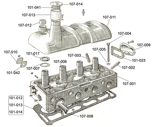 testata ricambi per citroen ds e id